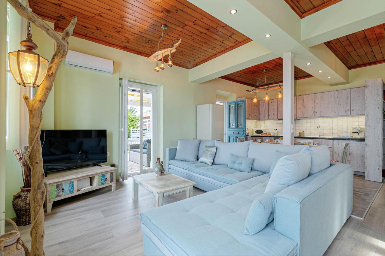 Villa Orizontas Corfu, Private Villa With Breathtaking Views Loutses Exteriör bild
