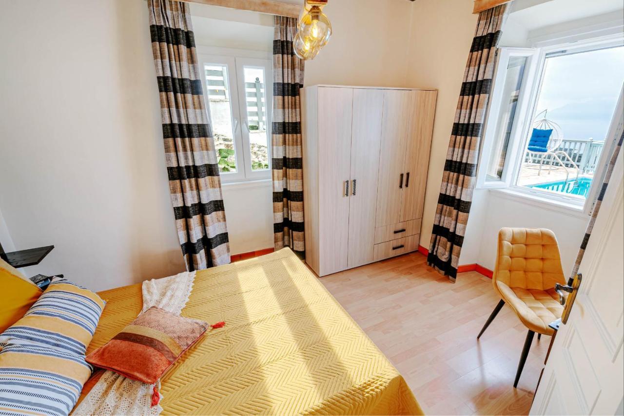 Villa Orizontas Corfu, Private Villa With Breathtaking Views Loutses Exteriör bild