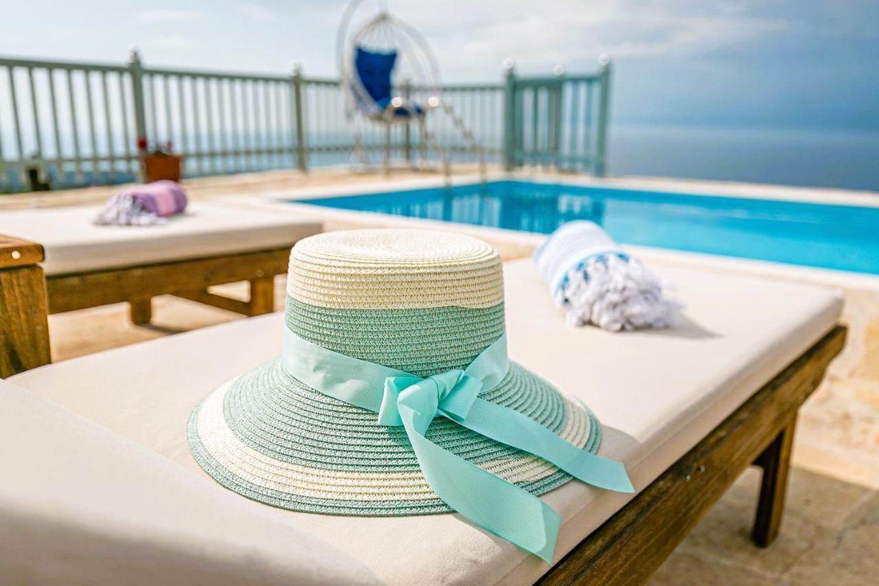 Villa Orizontas Corfu, Private Villa With Breathtaking Views Loutses Exteriör bild